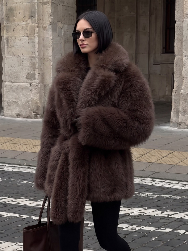 Wool Coat Peacoat - Mueyaruho 2026 Giacca Invernale da Donna