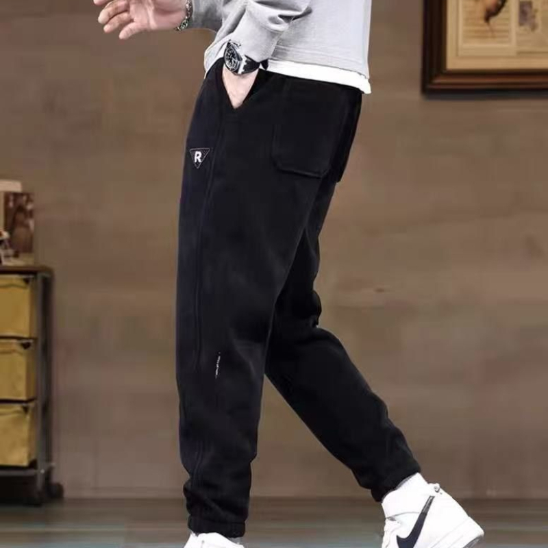 Corduroy Pant Warm - Pantaloni Invernali da Uomo Foderati in