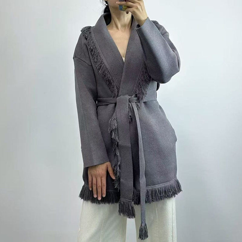 Cardigan da donna in maglia di - Wool Coat Peacoat recensione e prezzo