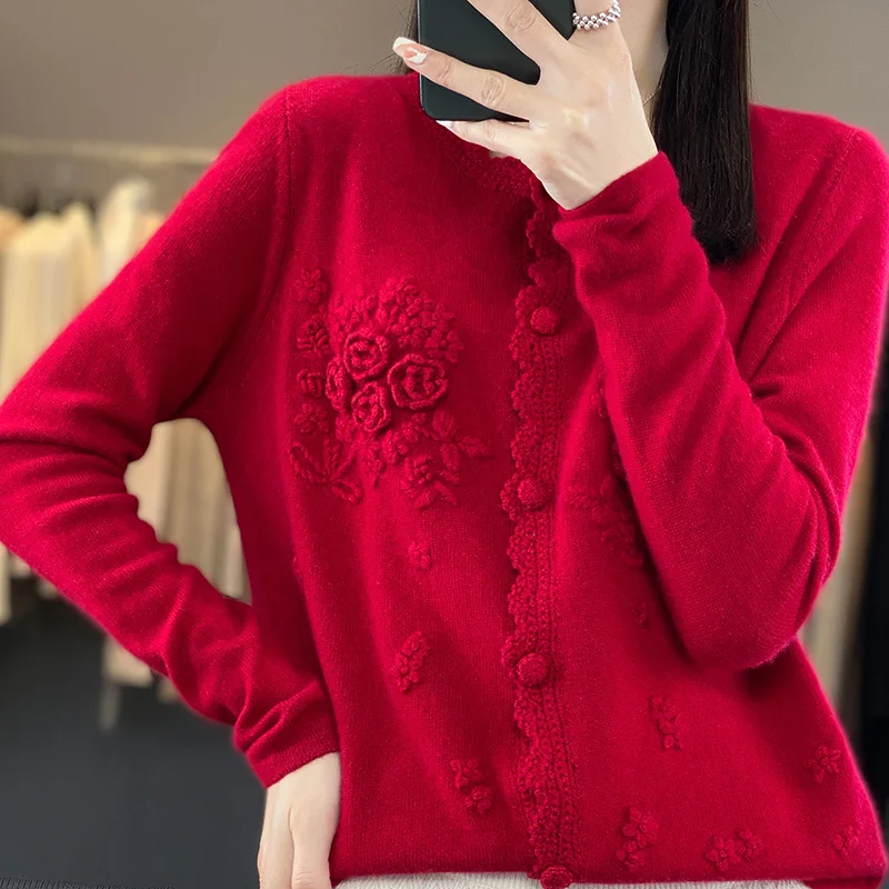 Cardigan da donna in puro cash - Wool Coat Peacoat recensione e prezzo